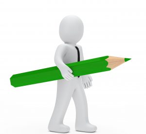businessman pencil